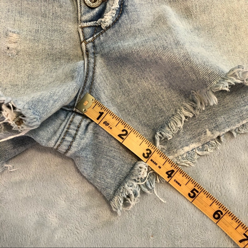 ✅SOLD![Free People] Button Fly Cutoff Denim Shorts - Picture 15 of 15
